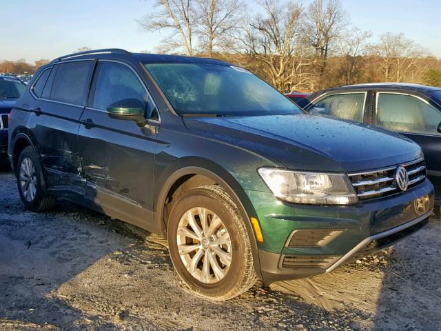 3VV3B7AX9JM127390 - 2018 VOLKSWAGEN TIGUAN SE GREEN photo 1