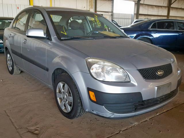 KNADE123766086961 - 2006 KIA RIO SILVER photo 1