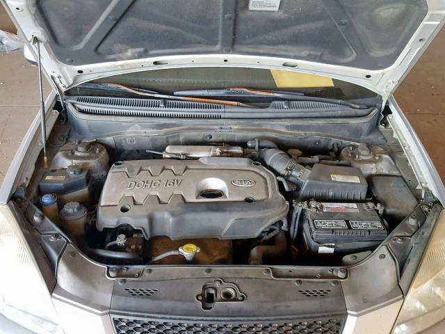 KNADE123766086961 - 2006 KIA RIO SILVER photo 7