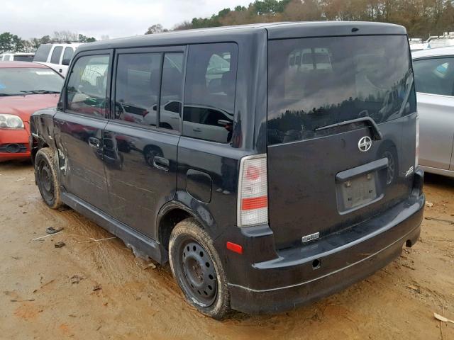 JTLKT324664072411 - 2006 TOYOTA SCION XB შავი ფოტო 3