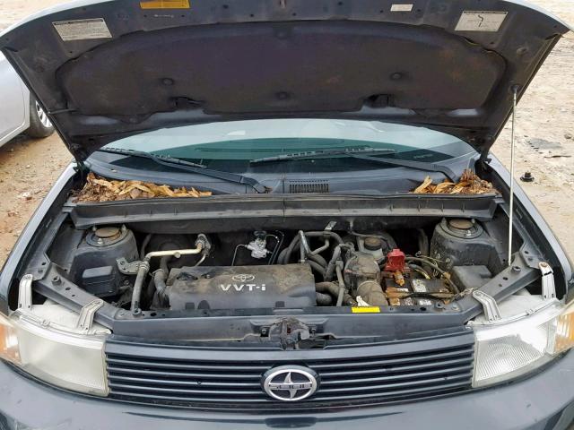 JTLKT324664072411 - 2006 TOYOTA SCION XB შავი ფოტო 7