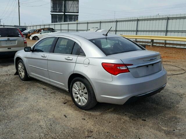 1C3BC4FB4BN558508 - 2011 CHRYSLER 200 LX SILVER photo 3