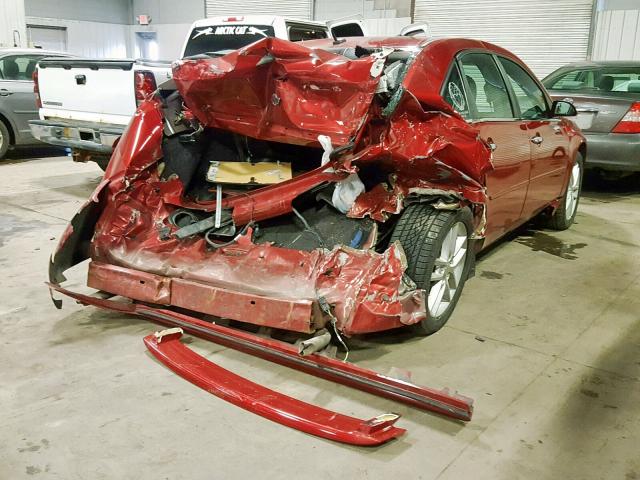 2G1WC5E31E1128897 - 2014 CHEVROLET IMPALA LIM RED photo 4