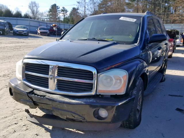 1D4HB48DX4F215760 - 2004 DODGE DURANGO SL BLACK photo 2