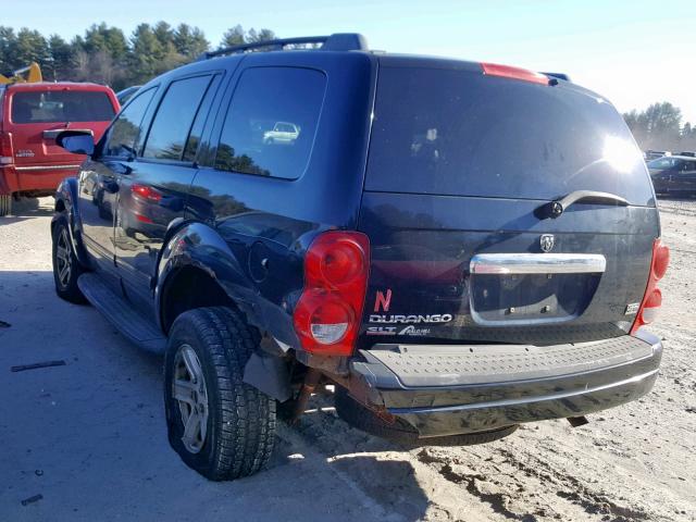 1D4HB48DX4F215760 - 2004 DODGE DURANGO SL BLACK photo 3