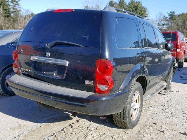 1D4HB48DX4F215760 - 2004 DODGE DURANGO SL BLACK photo 4