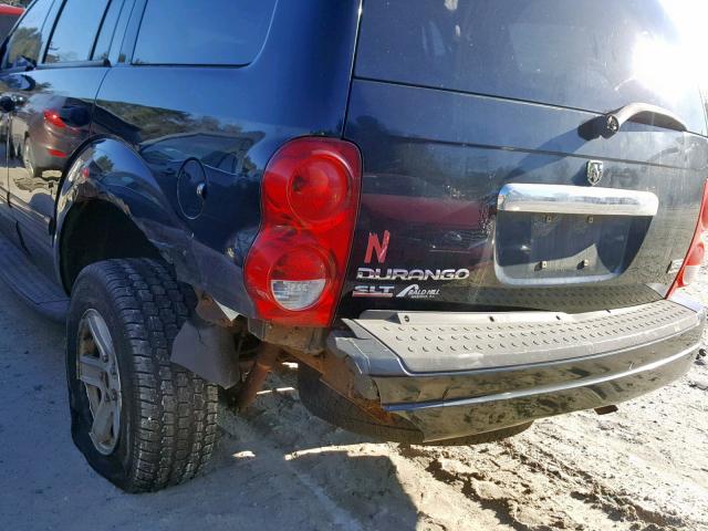 1D4HB48DX4F215760 - 2004 DODGE DURANGO SL BLACK photo 9