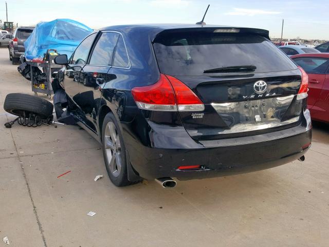 4T3ZK3BBXAU032209 - 2010 TOYOTA VENZA BASE BLACK photo 3