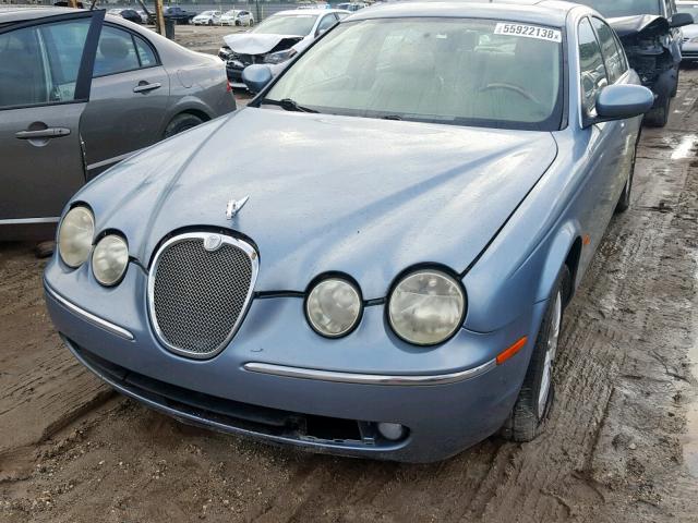 SAJWA01A96FN69614 - 2006 JAGUAR S-TYPE BLUE photo 2