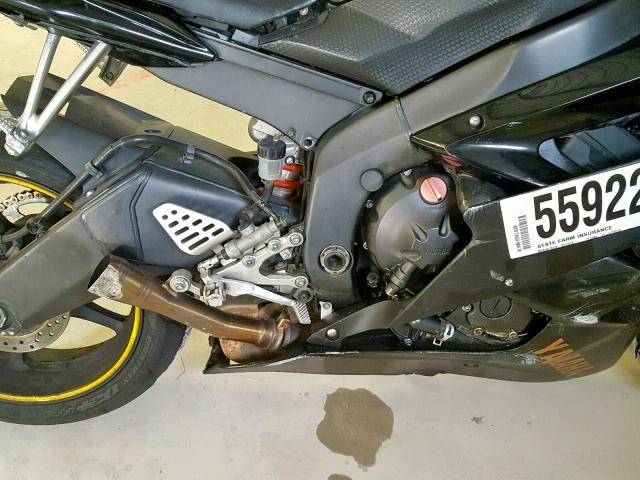 JYARJ12Y16A000648 - 2006 YAMAHA YZFR6 C BLACK photo 7