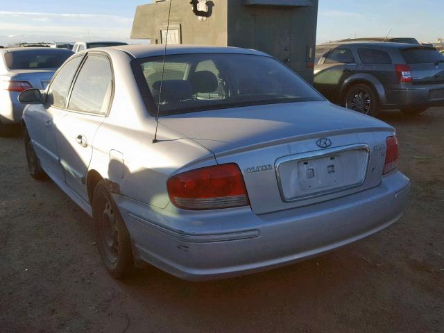 KMHWF25H43A765841 - 2003 HYUNDAI SONATA GL SILVER photo 3