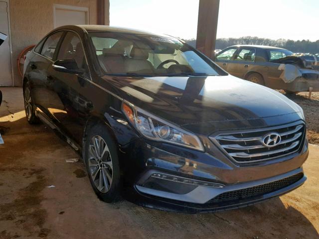 5NPE34AF4FH150535 - 2015 HYUNDAI SONATA SPO BLACK photo 1