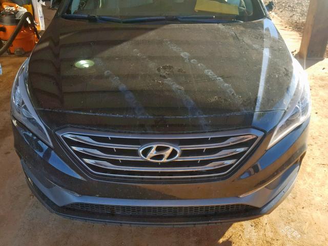 5NPE34AF4FH150535 - 2015 HYUNDAI SONATA SPO BLACK photo 7