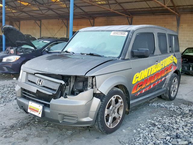 5J6YH18968L000948 - 2008 HONDA ELEMENT SC GRAY photo 2