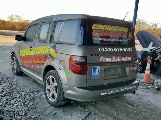 5J6YH18968L000948 - 2008 HONDA ELEMENT SC GRAY photo 3