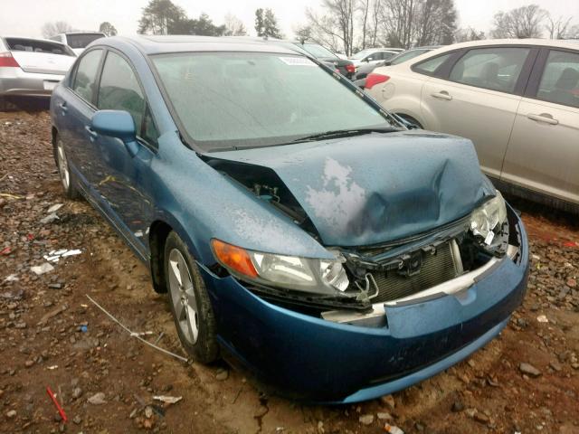 2HGFA16948H532556 - 2008 HONDA CIVIC EXL BLUE photo 1