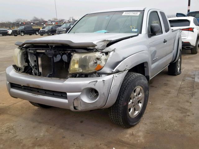 5TETU62N55Z070839 - 2005 TOYOTA TACOMA PRE SILVER photo 2