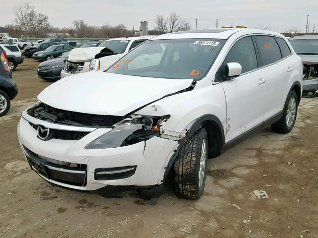 JM3TB28Y370114380 - 2007 MAZDA CX-9 WHITE photo 2