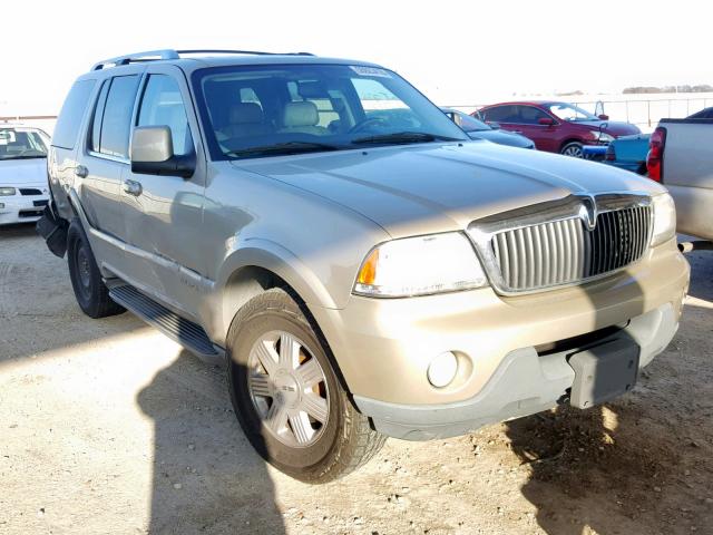5LMEU68H74ZJ13624 - 2004 LINCOLN AVIATOR 金色 照片 1