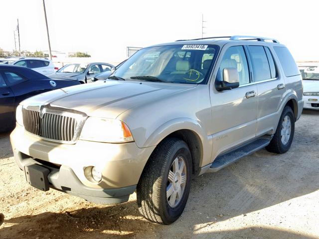 5LMEU68H74ZJ13624 - 2004 LINCOLN AVIATOR 金色 照片 2