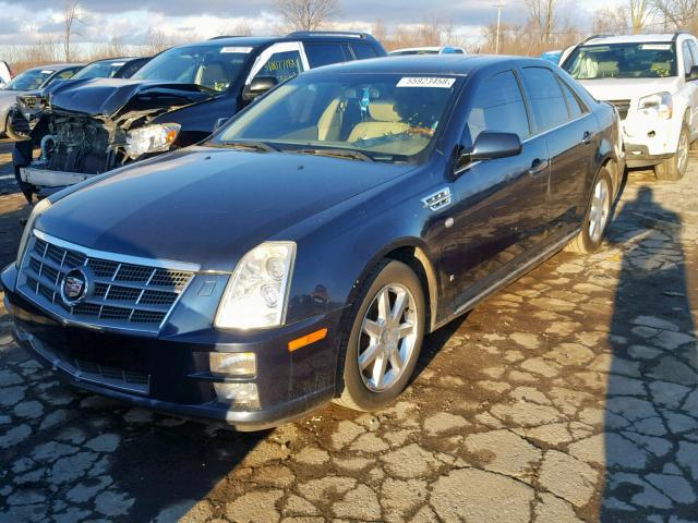 1G6DW67V580126504 - 2008 CADILLAC STS BLUE photo 2