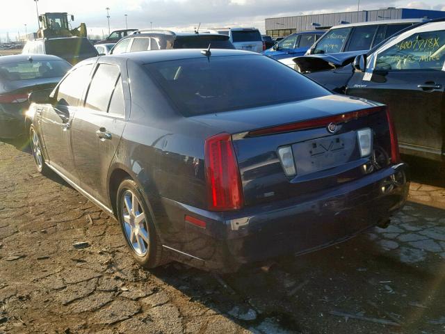 1G6DW67V580126504 - 2008 CADILLAC STS BLUE photo 3