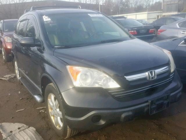 JHLRE48728C066225 - 2008 HONDA CR-V EXL BLACK photo 1