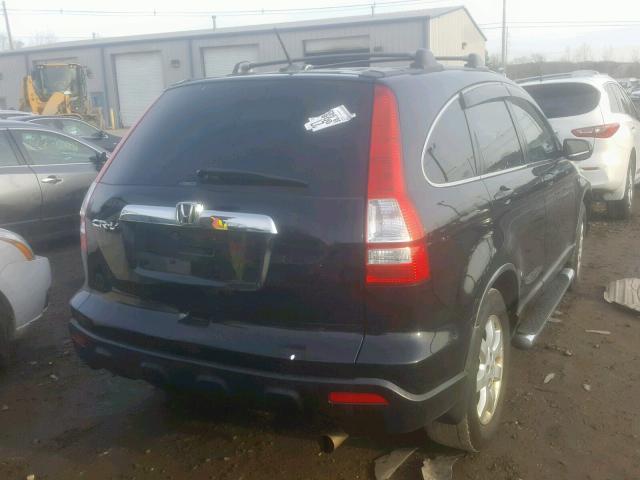 JHLRE48728C066225 - 2008 HONDA CR-V EXL BLACK photo 4