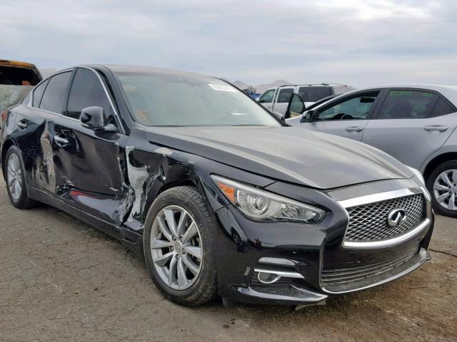 JN1BV7AP8FM352732 - 2015 INFINITI Q50 BASE BLACK photo 1