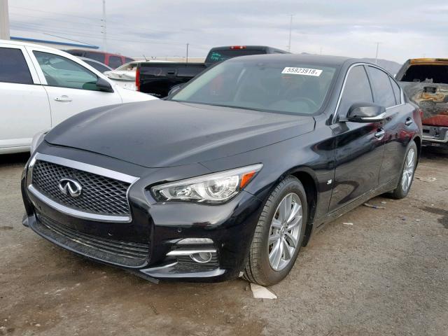 JN1BV7AP8FM352732 - 2015 INFINITI Q50 BASE BLACK photo 2