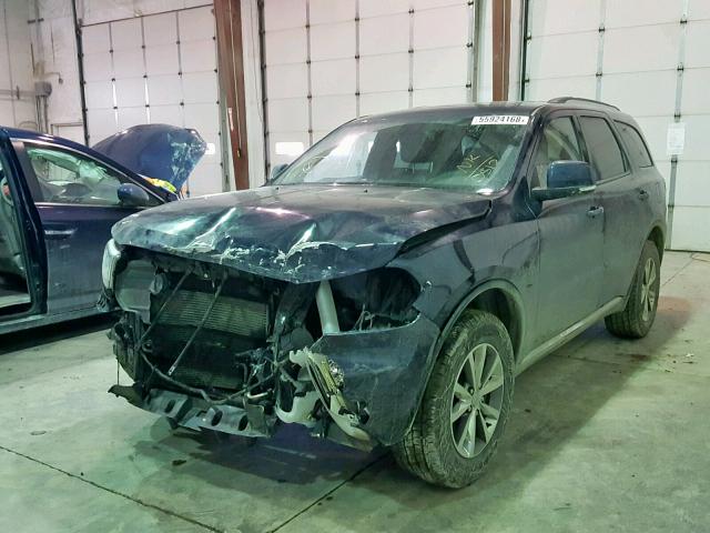 1C4RDJDG8FC240512 - 2015 DODGE DURANGO LI BLUE photo 2