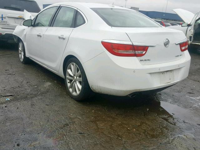 1G4PR5SK0D4256455 - 2013 BUICK VERANO CON WHITE photo 3