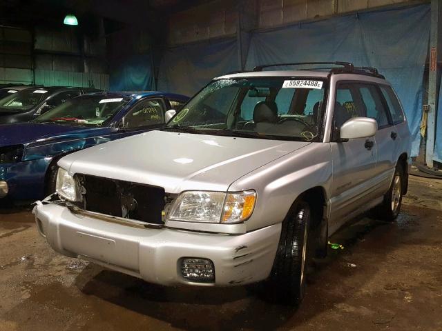JF1SF65662H702583 - 2002 SUBARU FORESTER S Gümüş foto 2