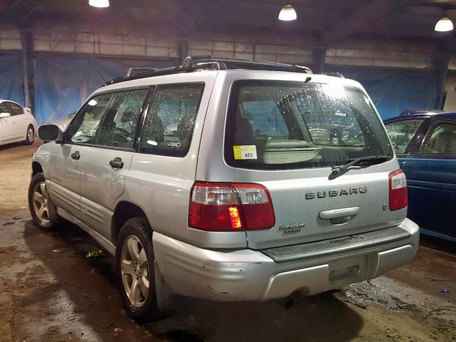 JF1SF65662H702583 - 2002 SUBARU FORESTER S Gümüş foto 3
