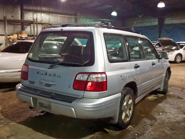 JF1SF65662H702583 - 2002 SUBARU FORESTER S Gümüş foto 4
