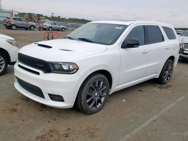 1C4SDJCT0JC346462 - 2018 DODGE DURANGO R/ WHITE photo 2