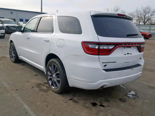 1C4SDJCT0JC346462 - 2018 DODGE DURANGO R/ WHITE photo 3