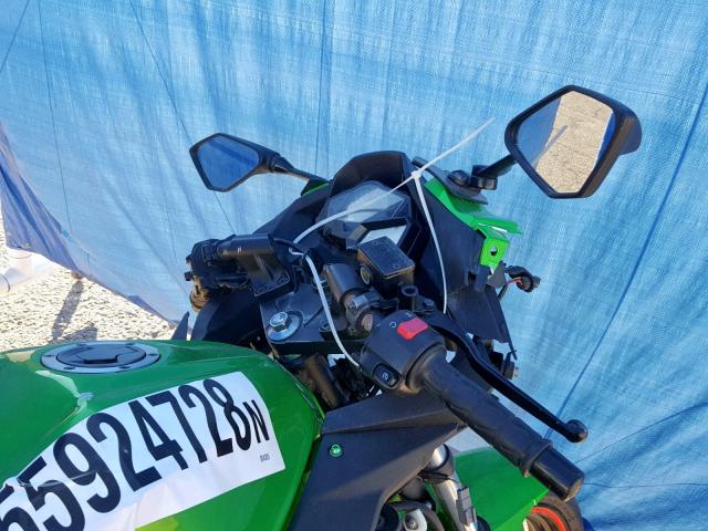 JKAEX8A13EA004305 - 2014 KAWASAKI EX300 A GREEN photo 5