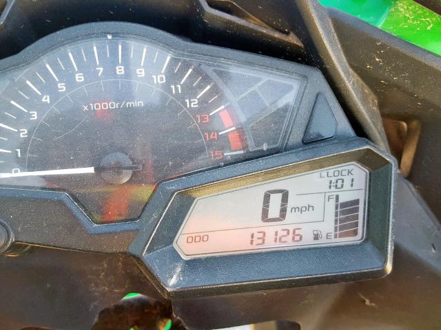 JKAEX8A13EA004305 - 2014 KAWASAKI EX300 A GREEN photo 8