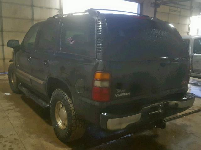 1GKEK13Z03J169714 - 2003 GMC YUKON BLACK photo 3