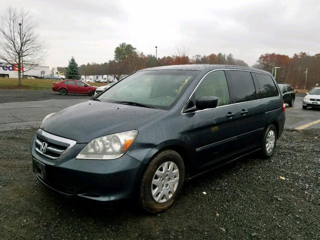 5FNRL38275B129903 - 2005 HONDA ODYSSEY LX GRAY photo 2