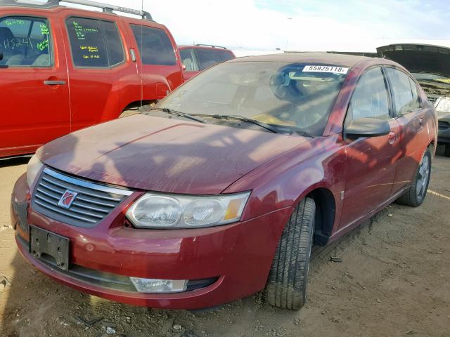 1G8AK55F36Z105106 - 2006 SATURN ION LEVEL RED photo 2