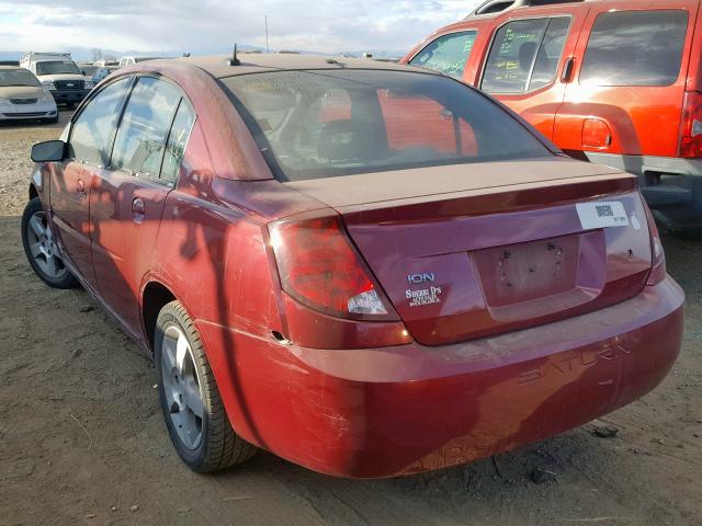1G8AK55F36Z105106 - 2006 SATURN ION LEVEL RED photo 3