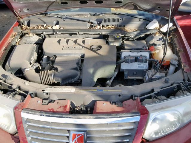1G8AK55F36Z105106 - 2006 SATURN ION LEVEL RED photo 7