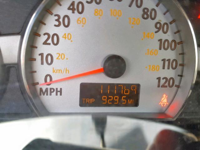 1G8AK55F36Z105106 - 2006 SATURN ION LEVEL RED photo 8