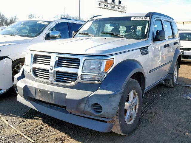 1D8GU28KX8W189674 - 2008 DODGE NITRO SXT SILVER photo 2