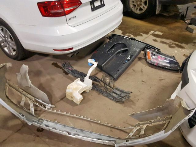 3VW2K7AJ5FM354733 - 2015 VOLKSWAGEN JETTA BASE 白色 照片 9