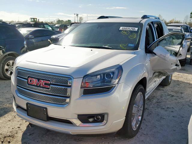 1GKKRTKD8EJ342947 - 2014 GMC ACADIA DEN WHITE photo 2