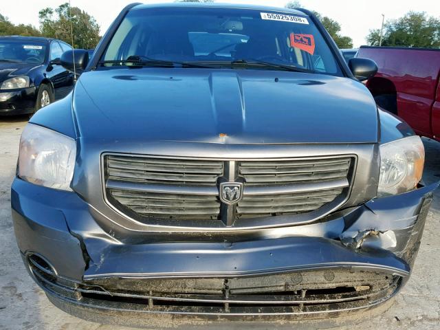 1B3CB1HA2BD269754 - 2011 DODGE CALIBER EX GRAY photo 9