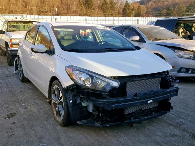 KNAFZ4A88F5355423 - 2015 KIA FORTE EX WHITE photo 1